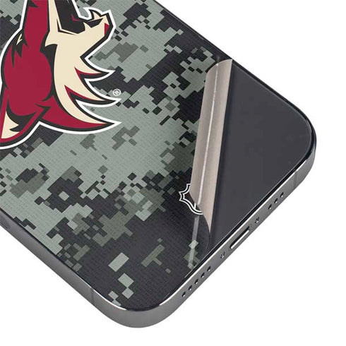NHL Arizona Coyotes Camo iPhone 16 Pro Skin